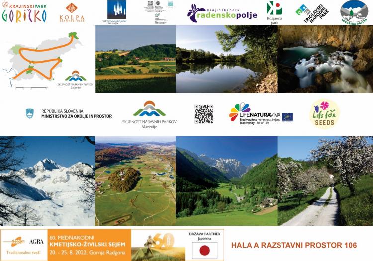 Skupnost naravnih parkov Slovenije na 60. AGRI