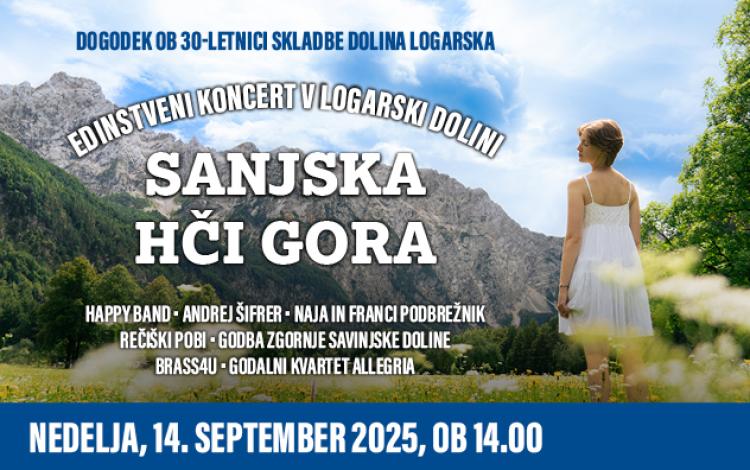 Koncert v Logarski dolini SANJSKA HČI GORA