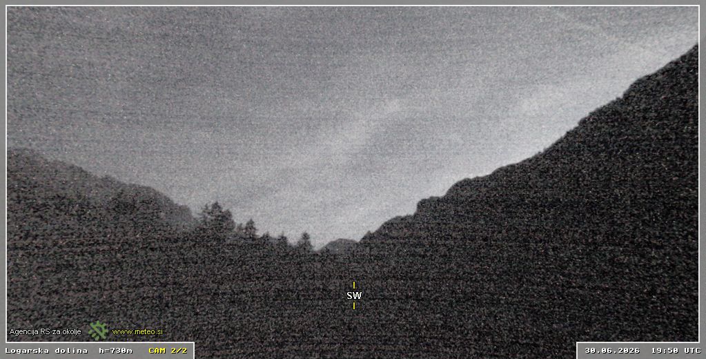 Spletna kamera Logarska dolina 730 m - pogled proti jugozahodu